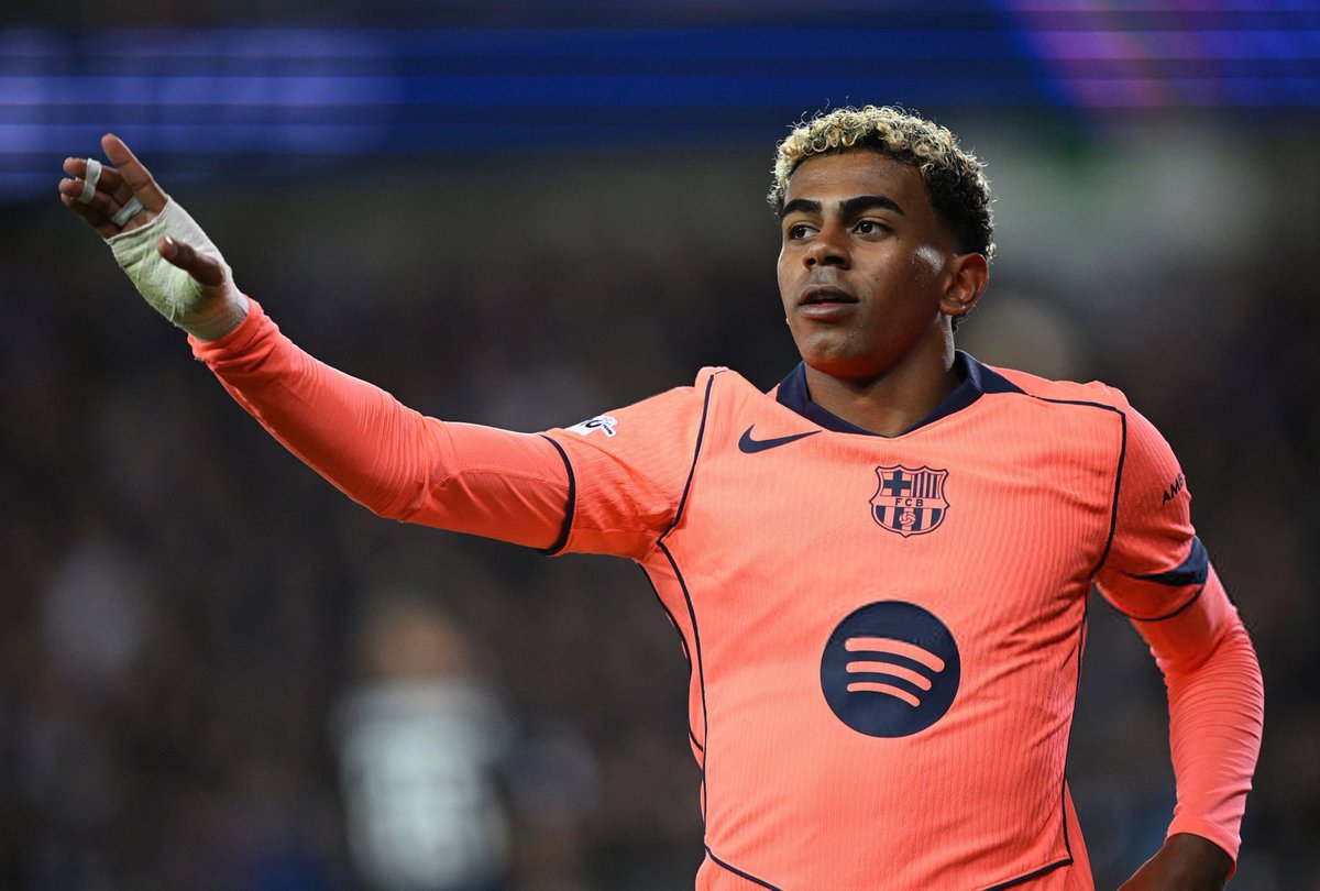 4KMHQ's tweet image. Lamine Yamal #BrugesBarça