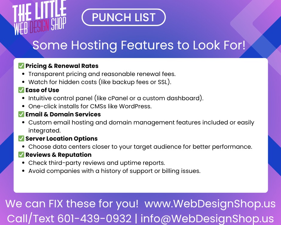 WebTLWDS's tweet image. What should you be looking for in a hosting company?  #hosting #besthosting #marketing #website #webdesign