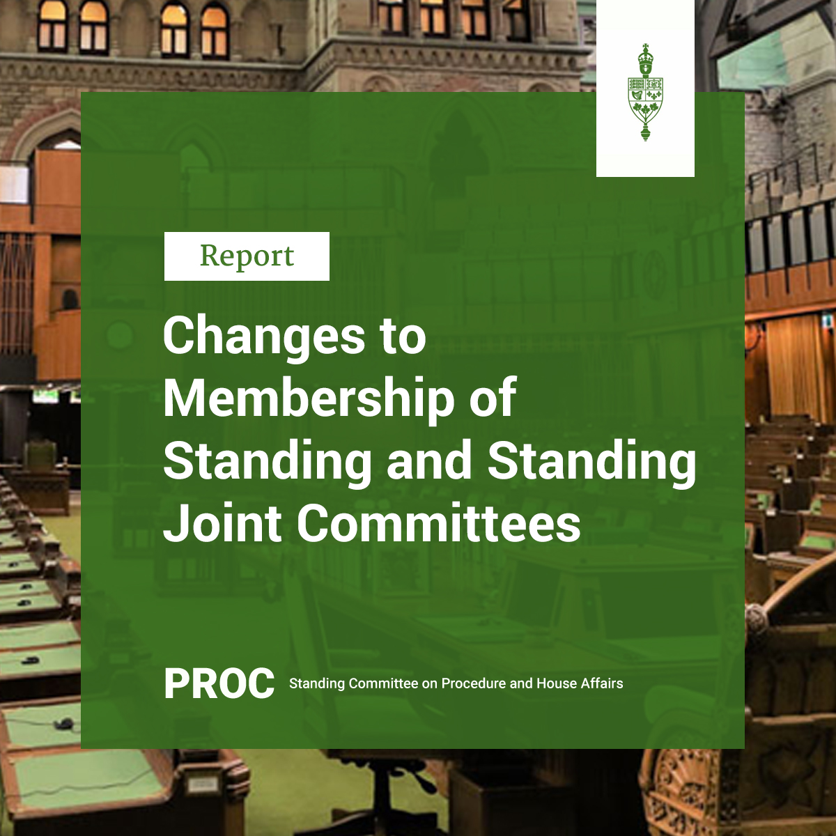 HoCCommittees's tweet image. Report 8 from #PROC, now available: ow.ly/N0st50Xnlzi #CdnPoli