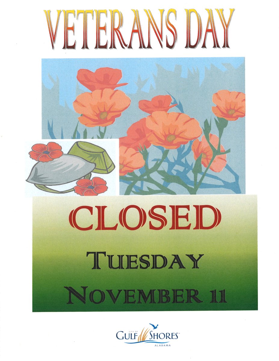 TBNortonLibrary's tweet image. The Library will be closed on Tuesday, November 11, in honor of Veterans Day.  We will resume regular business hours on Wednesday, November 12.