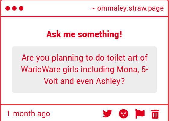 I'm not about them either.