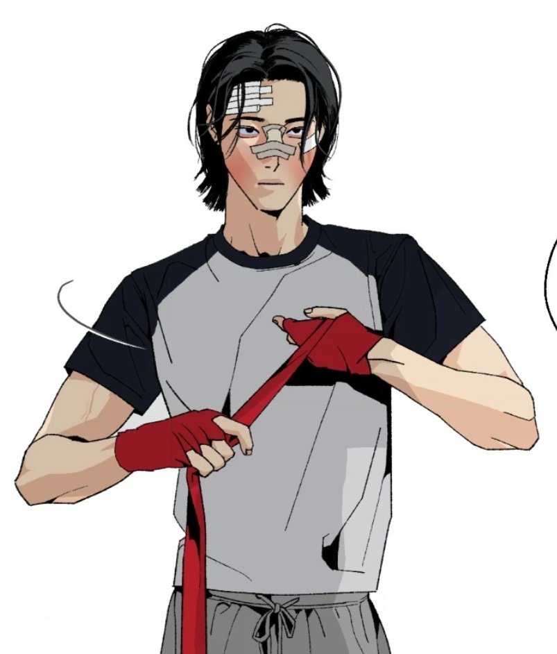 I didn't realize until now how much he has improved physically 🥺 Your face looks less beaten up, Pyeonghwa #주의평화 #masterpeace