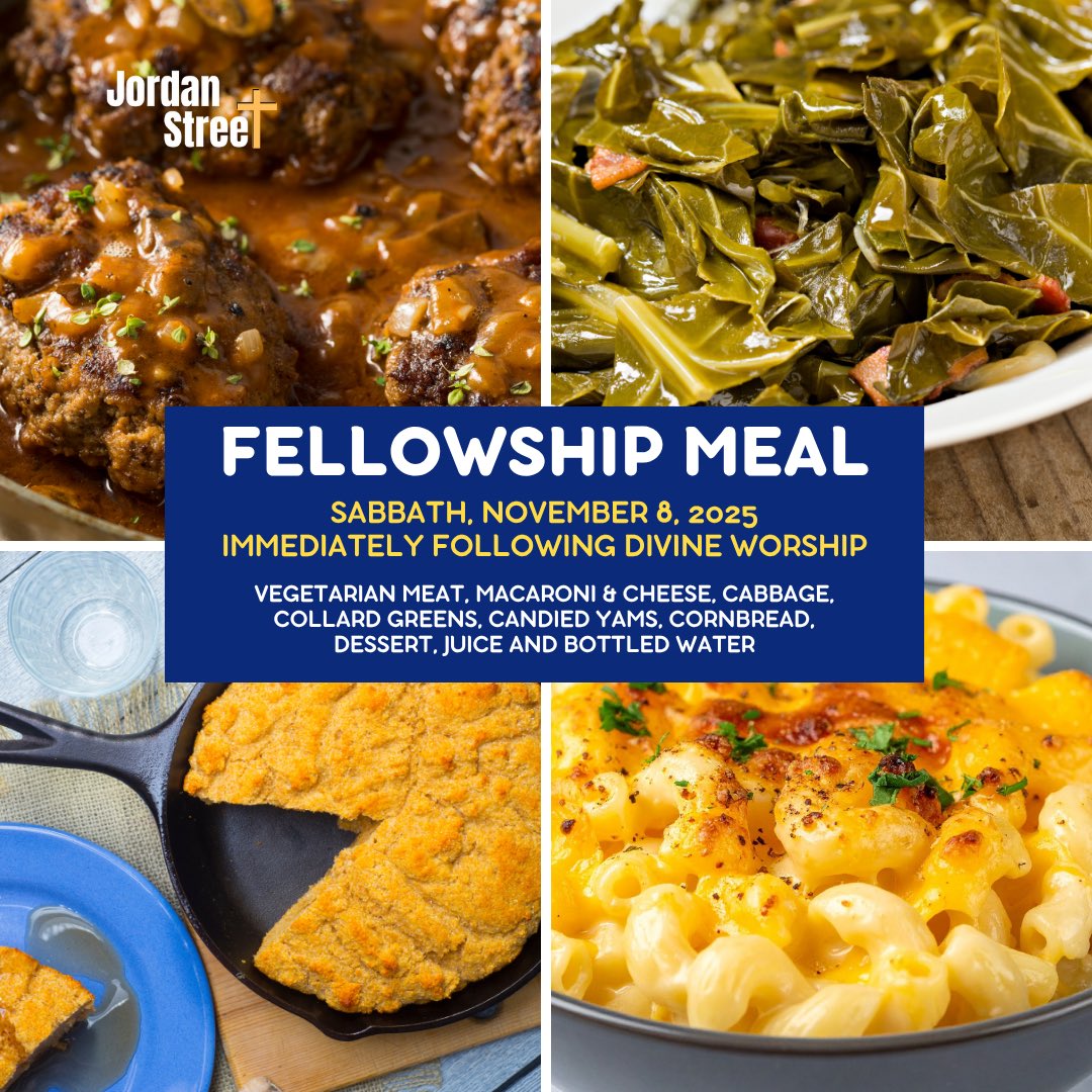 JSSDAC's tweet image. 🍽️ Donations should support 10-15 adults!

🍽️ Join us!!!!

#JSSDAC #AdventistPotluck #FellowshipMeal