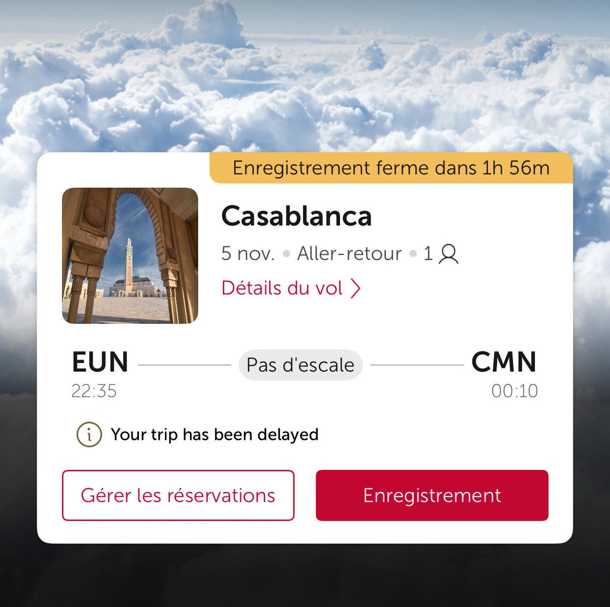 Quand votre #vol est dans 4 mins et que l’embarquement n’a toujours pas démarré ! Aucune annonce évidemment !
Vous vous sentez soulagé de voir l’avion à peine arriver. <a href="/royalairmaroc/">Royal Air Maroc</a> nous ne sommes pas vos administrés mais vos #passagers , vos #clients !
#retard