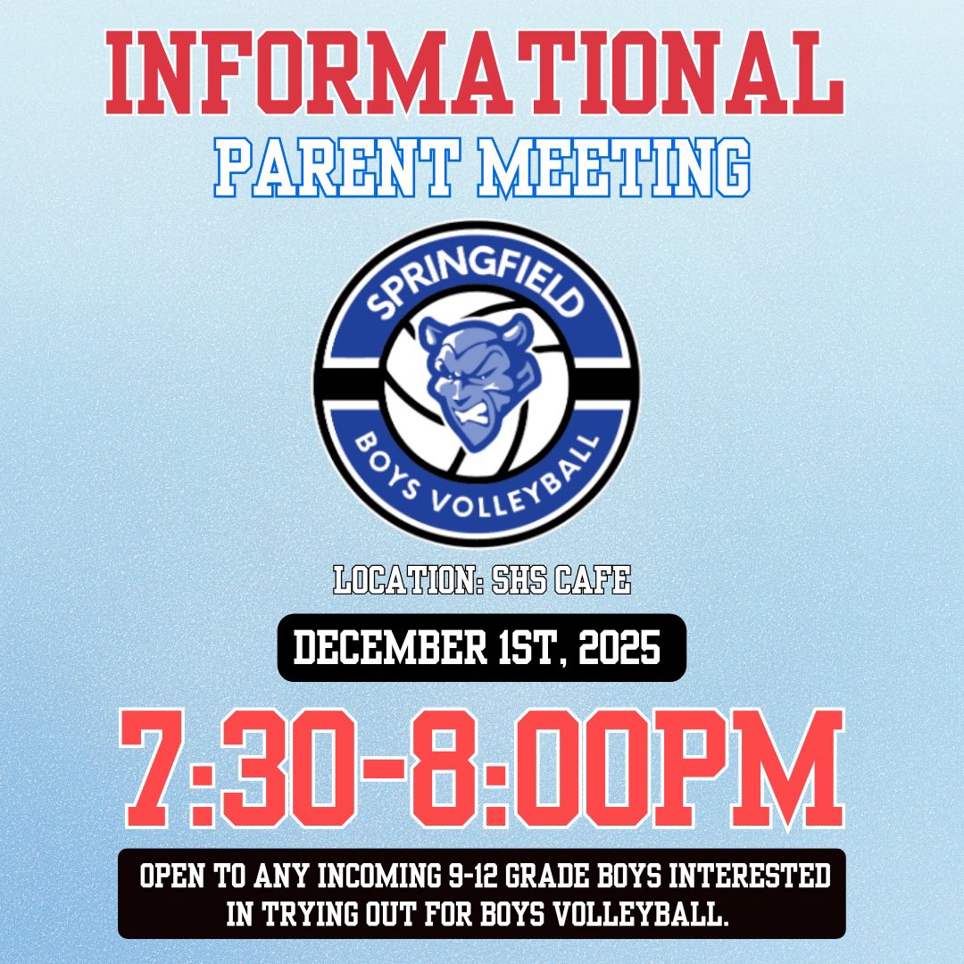 Springfield Boys Volleyball tweet media