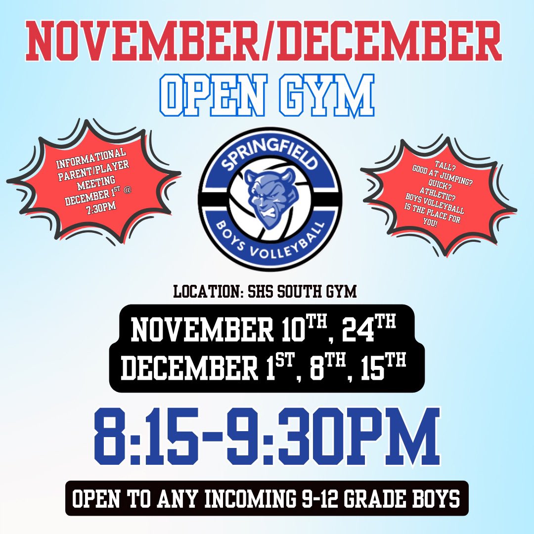 Springfield Boys Volleyball tweet media
