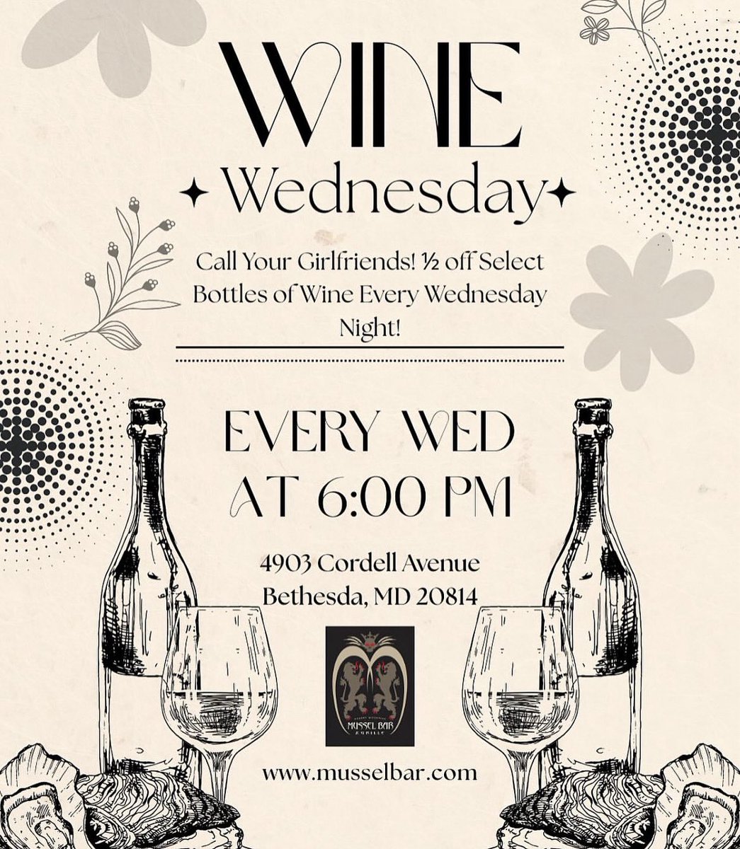 Make Wednesday divine with a crisp glass of wine!🍷