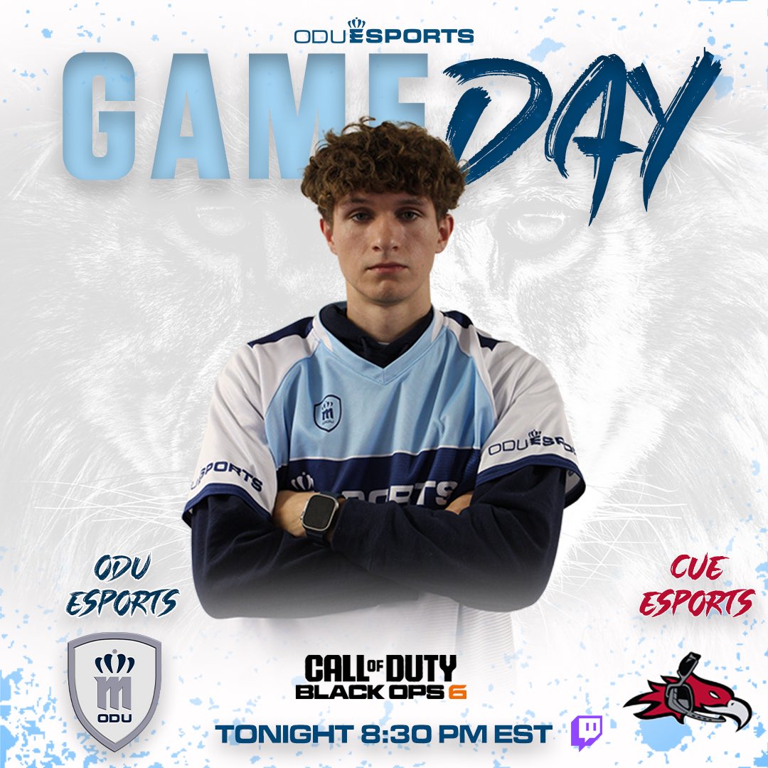 ‼️ IT’S GAME DAY ‼️

Join Varsity COD TONIGHT at 8:30PM vs. University of Cumberland 
👾twitch.tv/oduesports

#blackops6 #esports #collegiateesports