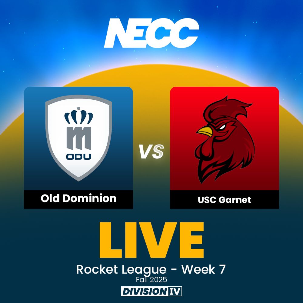 🚨 LIVE ALERT 🚨 

We are LIVE RIGHT NOW with our first Rocket League match up of the night! It's <a href="/ODU_Esports/">ODU Varsity Esports</a> vs <a href="/USCesports/">USC Esports</a> ! 🔥 

Catch it all right here! This is action you can't miss! 👇
twitch.tv/necc_esports