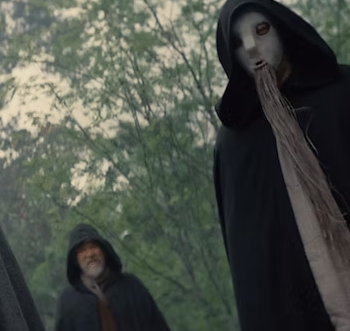 meanwinniejean's tweet image. Loved Get Away! Pleasantly surprised. Not the disaster reviewers say it is. Nick Frost? He’s the cherry on this bloody sundae. His humor is stamped all over the script. Dark humor I LOVE. #horrormovie #horror #darkhumor #horrorcomedy