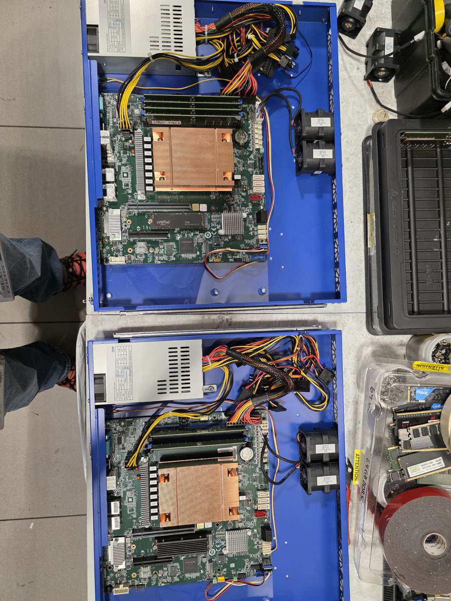 Before: Fine. After: EPYC. New 4545P builds fully loaded.