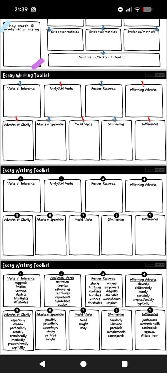 SecondaryEng's tweet image. Year 10 will be digging into this essay writing toolkit once more as we explore the opening of Macbeth 👑🪄 stan.store/secondaryengli… ✨  #teamenglish #engchatuk #ECTenglish