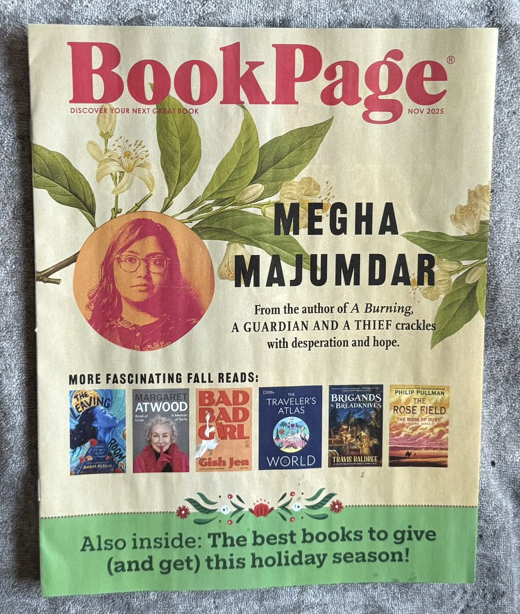 JustThursday's tweet image. Grabbed this months Bookpage plus a couple Christmas reads!☺️