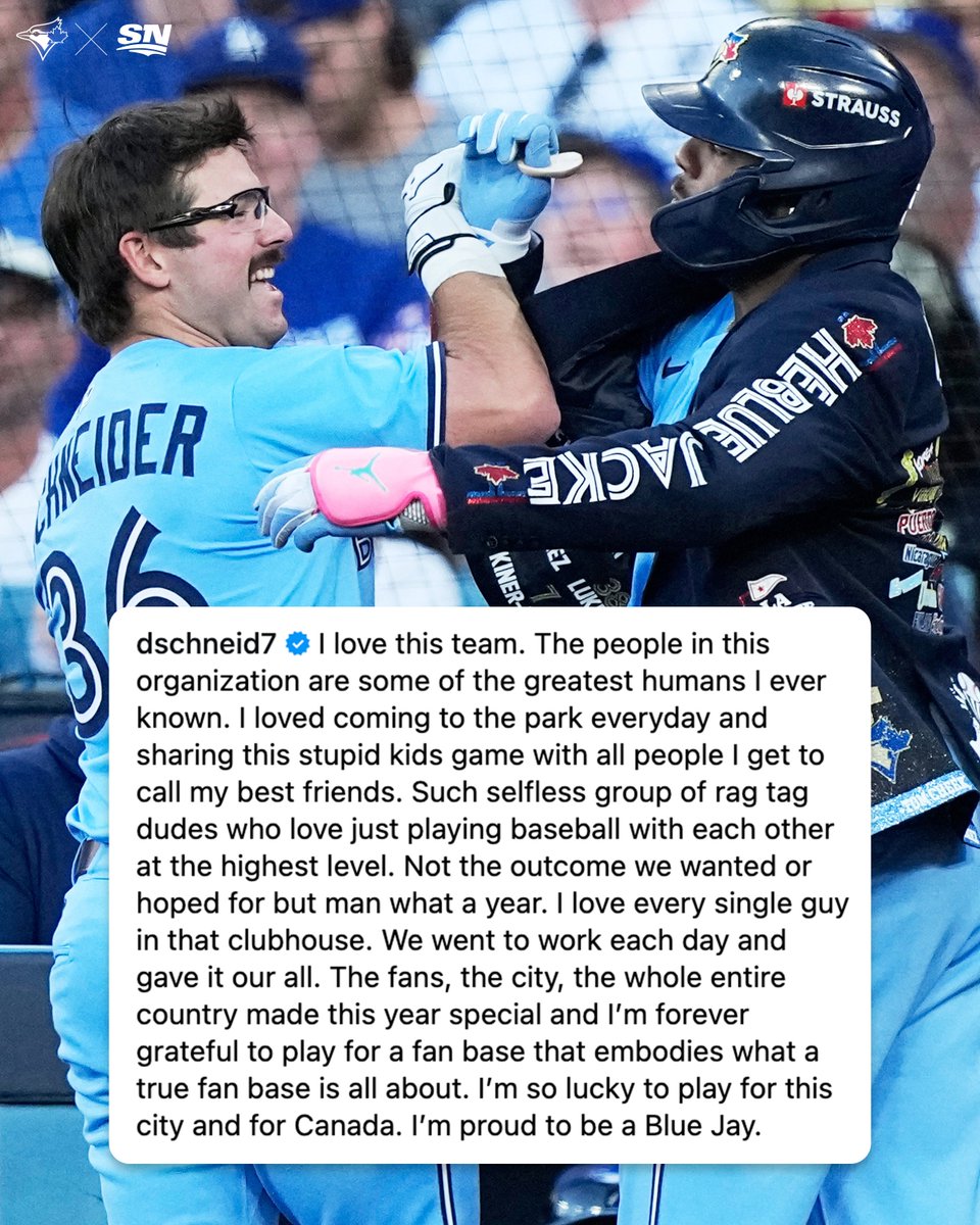 Sportsnet's tweet image. What’s not to love about Davis Schneider 🫶🥲