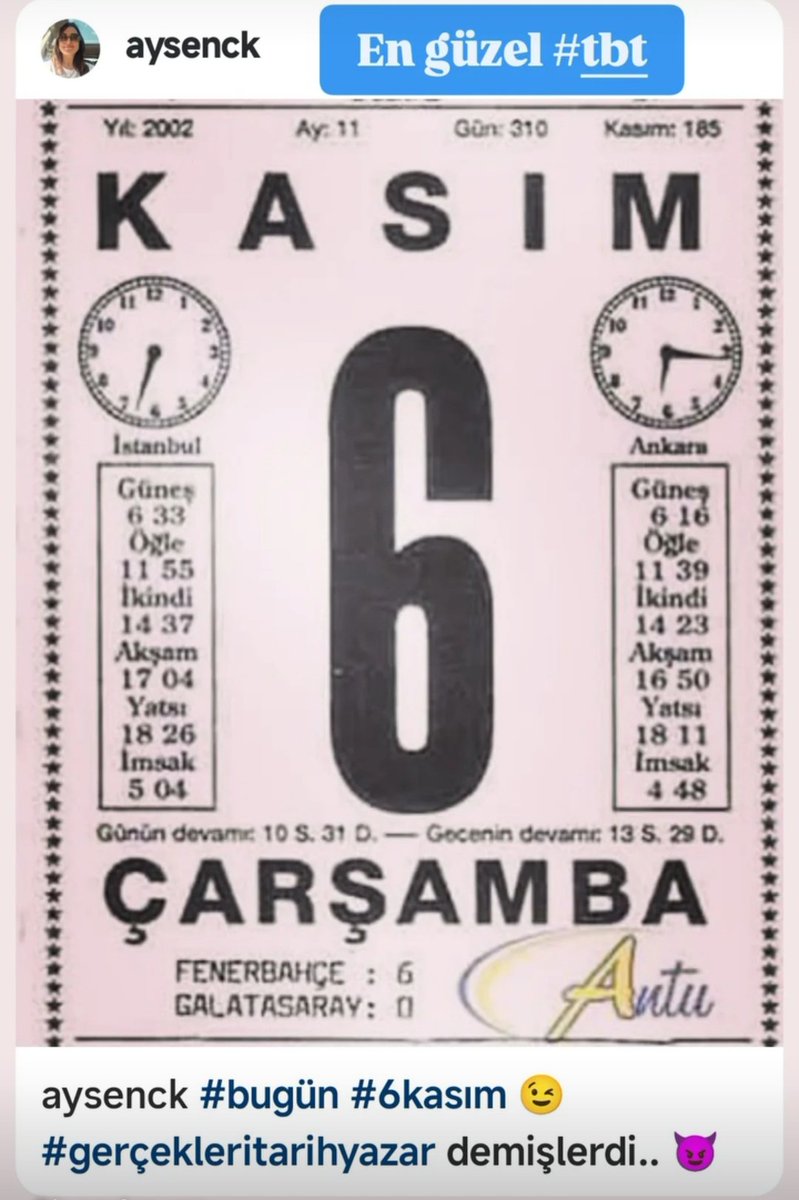 6 KASIM 😎