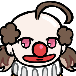 my oshi is a baldass clown...