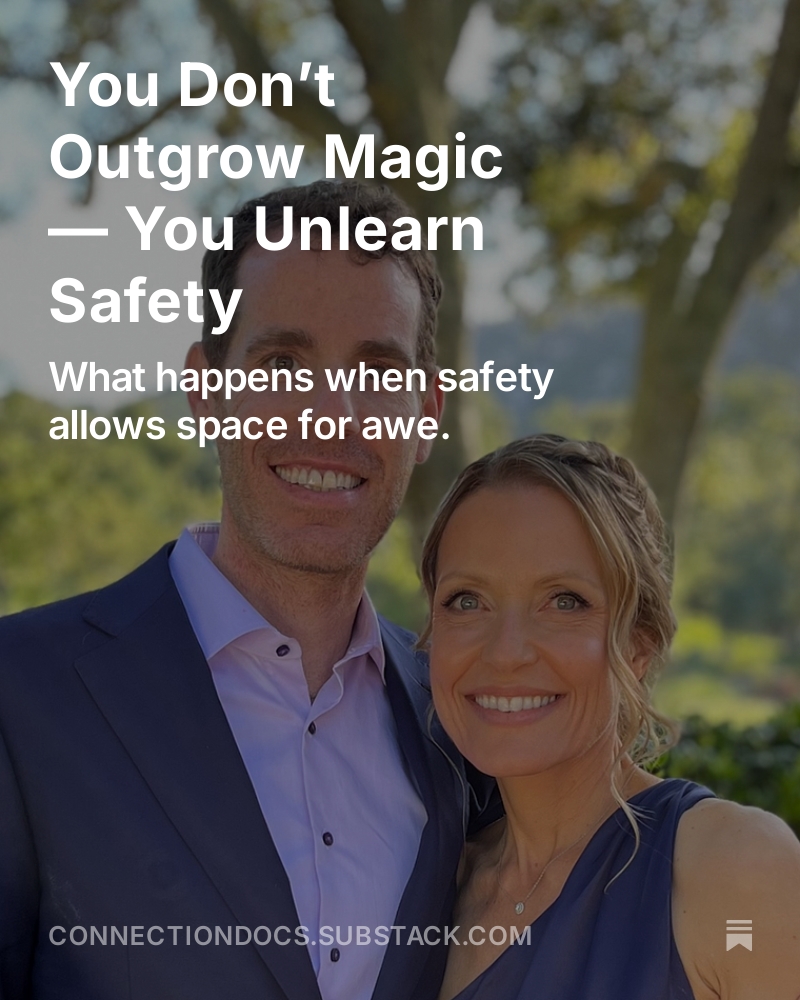 connectiondocs's tweet image. Walking through Salem, we didn’t find superstition — we found permission.
Permission to believe again.
To let intuition back in after years of guarding against the unknown.
Maybe belief isn’t childish at all — maybe it’s what safety feels like.
connectiondocs.substack.com/p/you-dont-out…