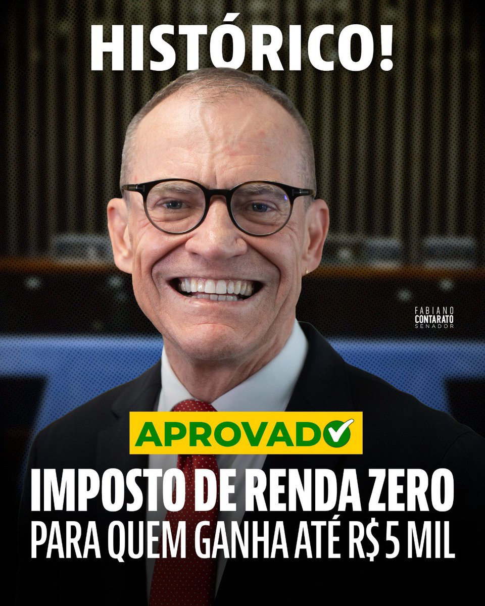 Quem vive do próprio suor sabe o quanto faz diferença deixar de pagar Imposto de Renda. A aprovação desse projeto de iniciativa do presidente <a href="/LulaOficial/">Lula</a> é um marco na história do Brasil, um passo concreto rumo à justiça tributária. Mais de 90% da população vai deixar de pagar