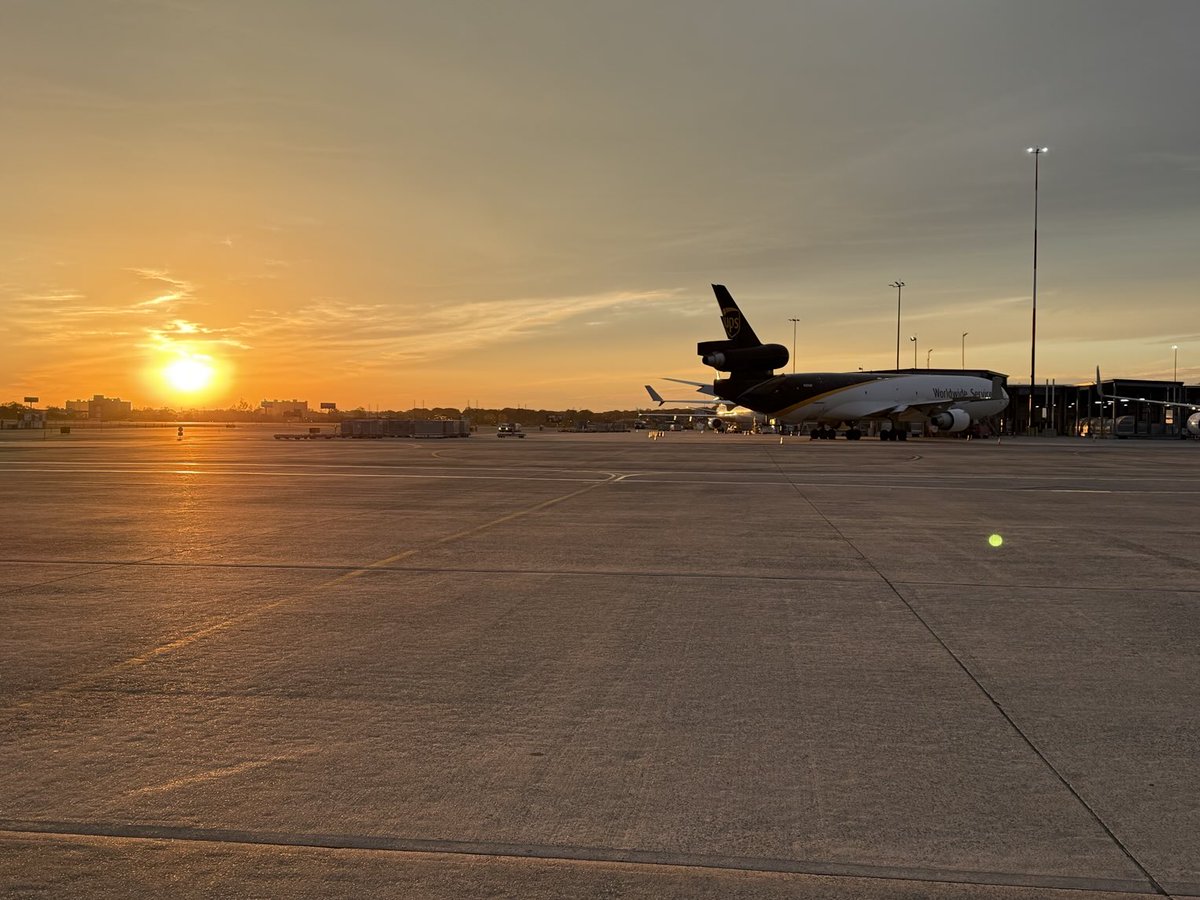 The three pilots who lost their lives in Louisville are now guardian angels for their colleagues at UPS. Photo taken on the tarmac at Newark (EWR). RIP friends 🌺