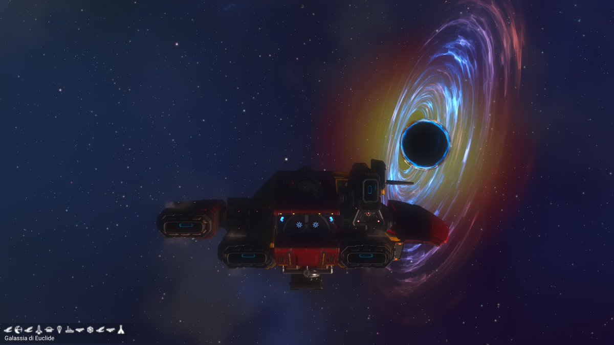 A journey through the Breach 
Last steps 1 of 3
1 Runaway mold on the giant surface
2 Another wrecked ship 
3 well ... It's the worst assembled corvette ever
4 singularity
#NoMansSky 
#NoMansSkyBreach
🦠🔧🥇🌀