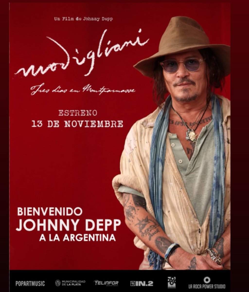 ReemDepp's tweet photo. Via Jorge Rodriguez “My dear brother #johnnydepp with us once again! We’re going to be able to see his beautiful film Modi in cinemas! And see him at the avant-premiere on the 11th and the 12th, with a master class at the Podestá Theatre in the City of La Plata. verolozanovl telefe julio_alak in2_film popartmusicarg
Family, Love & Respect.”