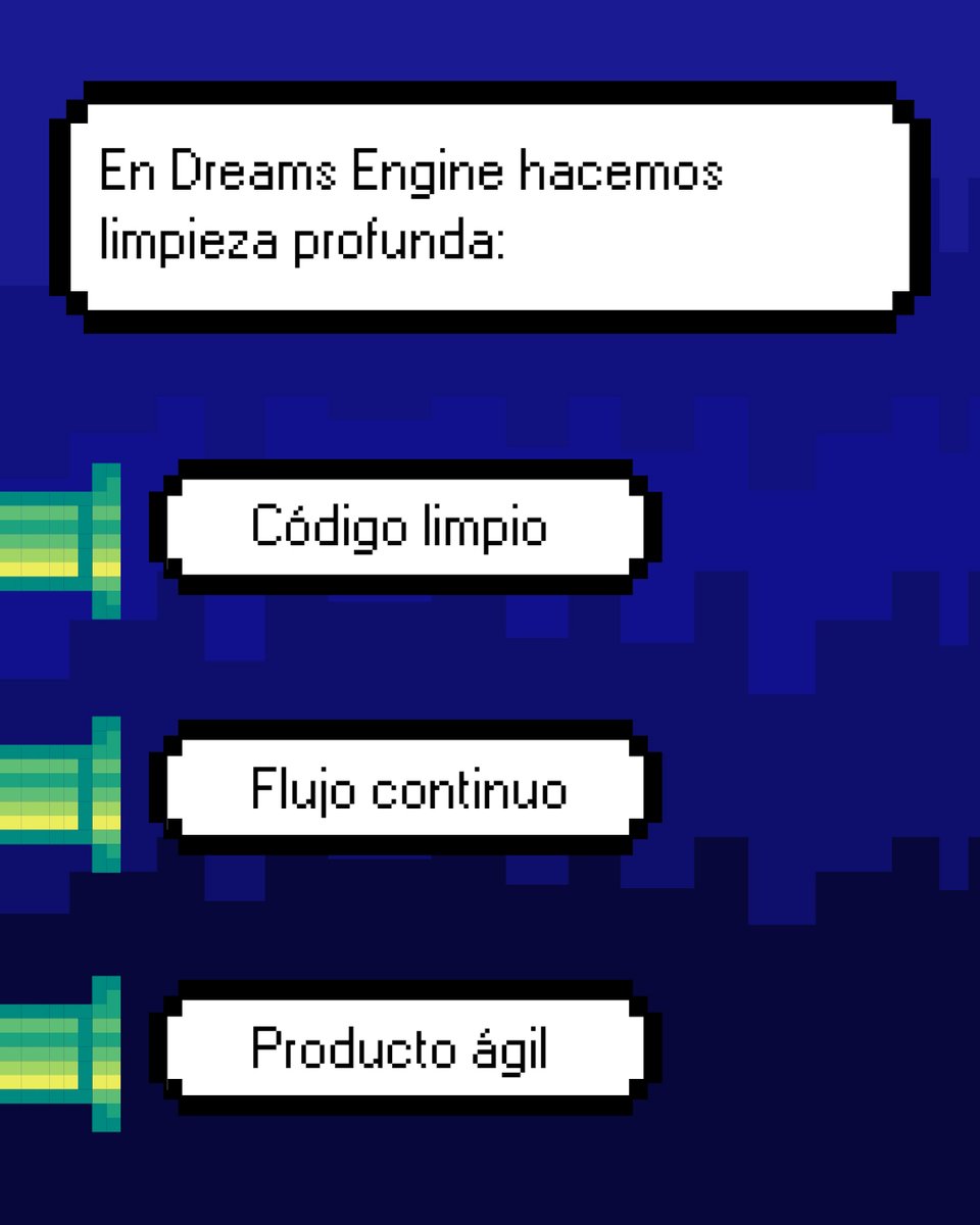 dreamsenginemx's tweet photo. ¿Tu backend se traba más que un nivel de Mario sin checkpoint? 🍄🎮 En #DreamsEngine reparamos la tubería de tu negocio ☁️ https://t.co/KV3MsYqjzJ