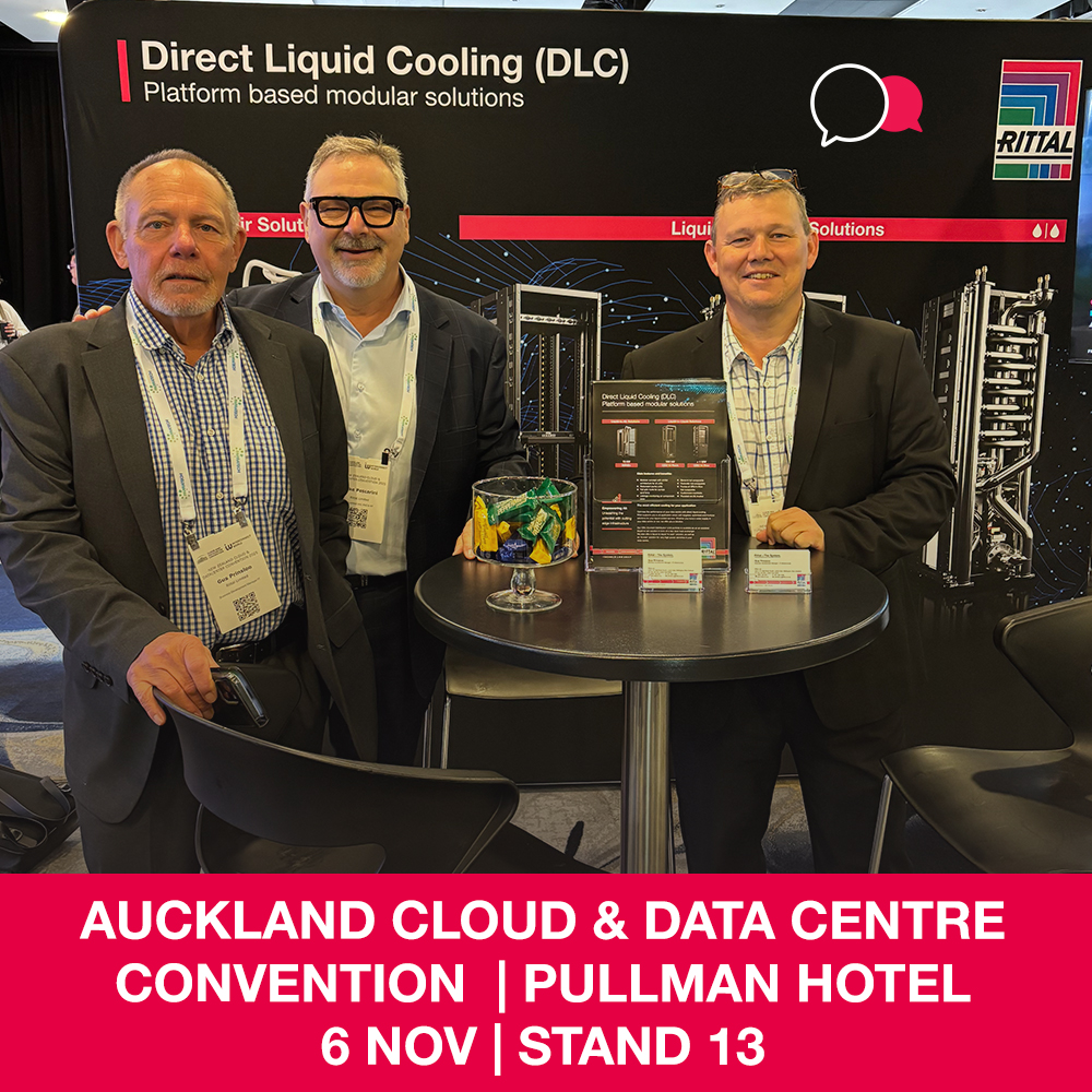 Come and meet the Rittal team to explore our Direct Liquid Cooling (DLC), a transformative solution designed for high-density IT environments.

Stop by, have a chat, and see how Rittal helps build the infrastructure of tomorrow.