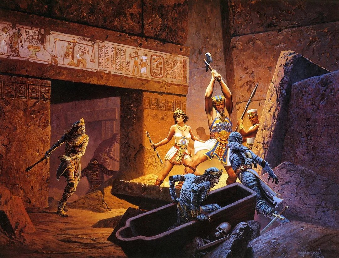 Mummies in the Crypt by Keith Parkinson