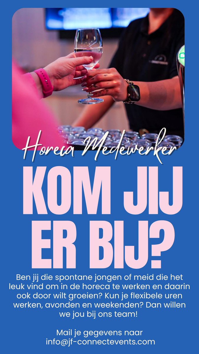 JFConnectEvent's tweet photo. Heb je interesse? Mail ons dan!

Ben je zelf niet op zoek, maar ken je iemand die dit misschien interessant vind? Tag die persoon dan even😊 https://t.co/EU43tKOzbS