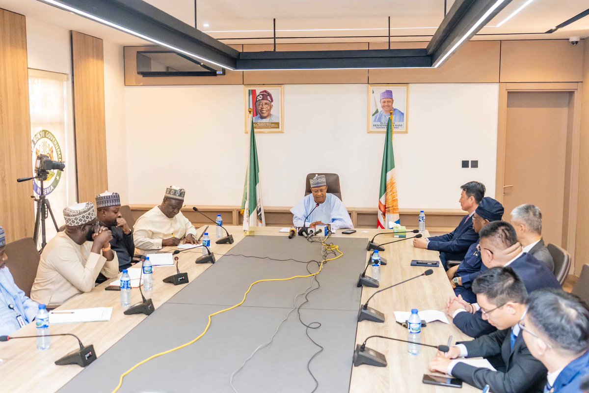 Today, I had the honor of receiving the Chinese Ambassador to Nigeria, His Excellency Yu Dunhai, and the leadership of the Nigeria-China Strategic Partnership for a high-level engagement devoted to deepening collaboration in agriculture and investment. This meeting represents not