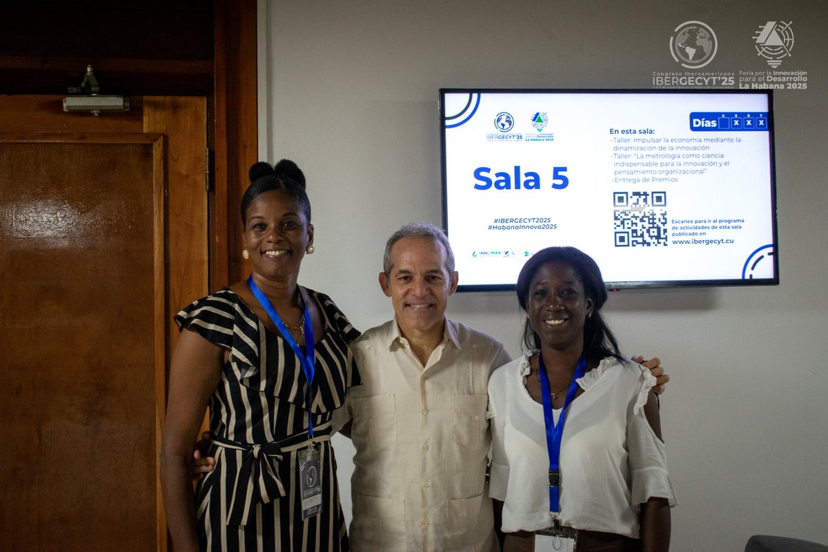 ArmandoRguezB's tweet image. Participamos en evento #IBERGECYT y reafirmamos relevancia del fomento de servicios especializados para el sistema de ciencia, tecnología e innovación en cada territorio d #Cuba El Fomento a la innovación está presente en el proyecto de #LeyCTICuba ! @DiazCanelB