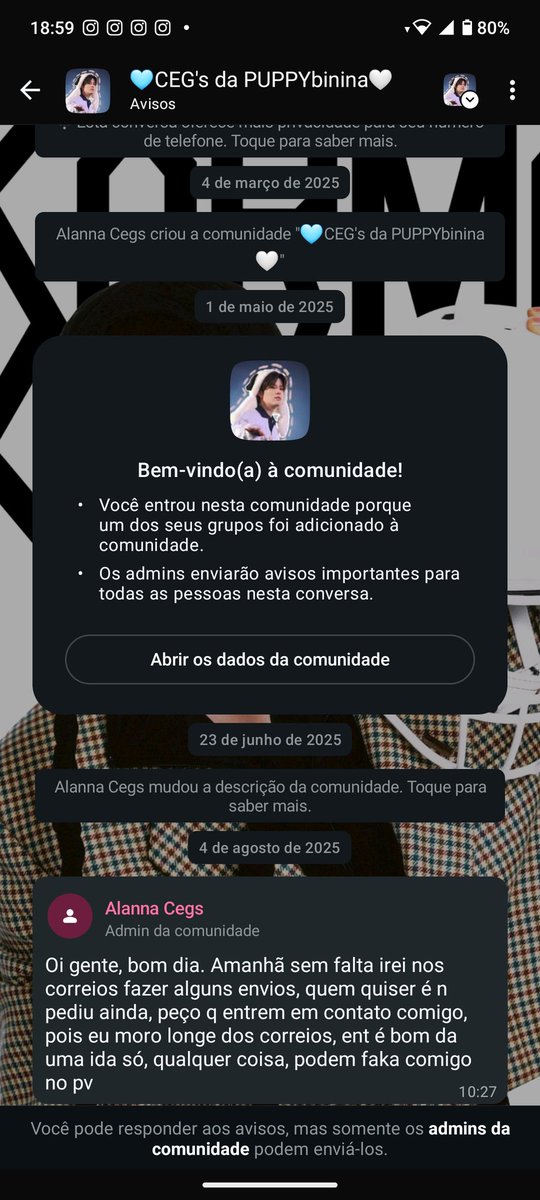 miih_santtss's tweet photo. Realizei a compra de duas unit's HOP (ChanKnow e ChangLix) com a @Binina97, em Maio/2025. Ocorreram alguns atrasos, situações em que a própria informou para mim e outras meninas que também fizeram a compra. Mas simplesmente a "querida", disse iria atrasar as entregas novamente.+ https://t.co/pt1NqRkJ4Q