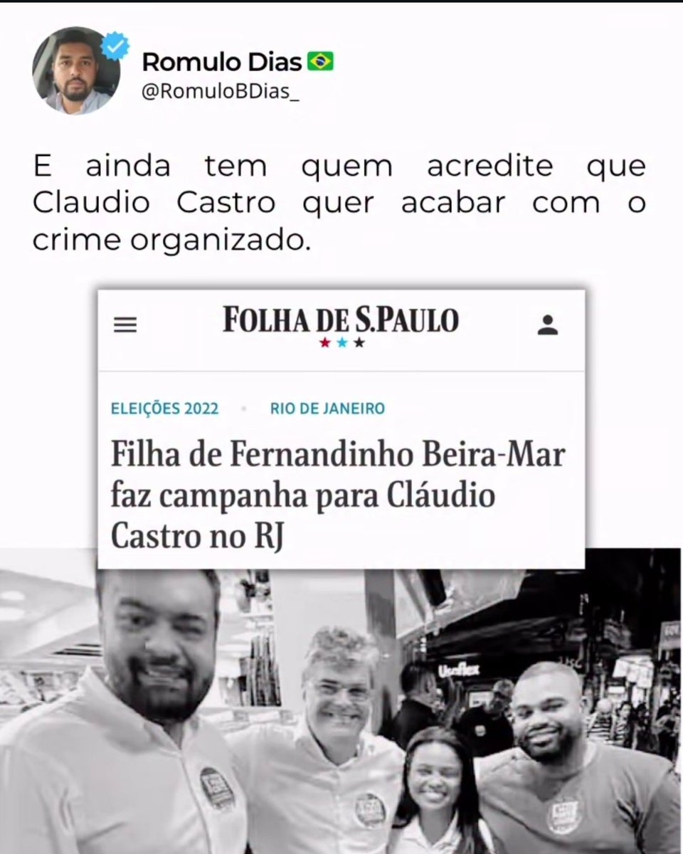 #cidadeAlertarj,  ninguém tá fazendo manifestação ao contrária da ação da mega operação, não, é só contra a hipocrisia mesmo, moralismo que essa galera prega, mas não pratica. Ninguém está defendendo bandido não, vocês adoram distorcer as informações