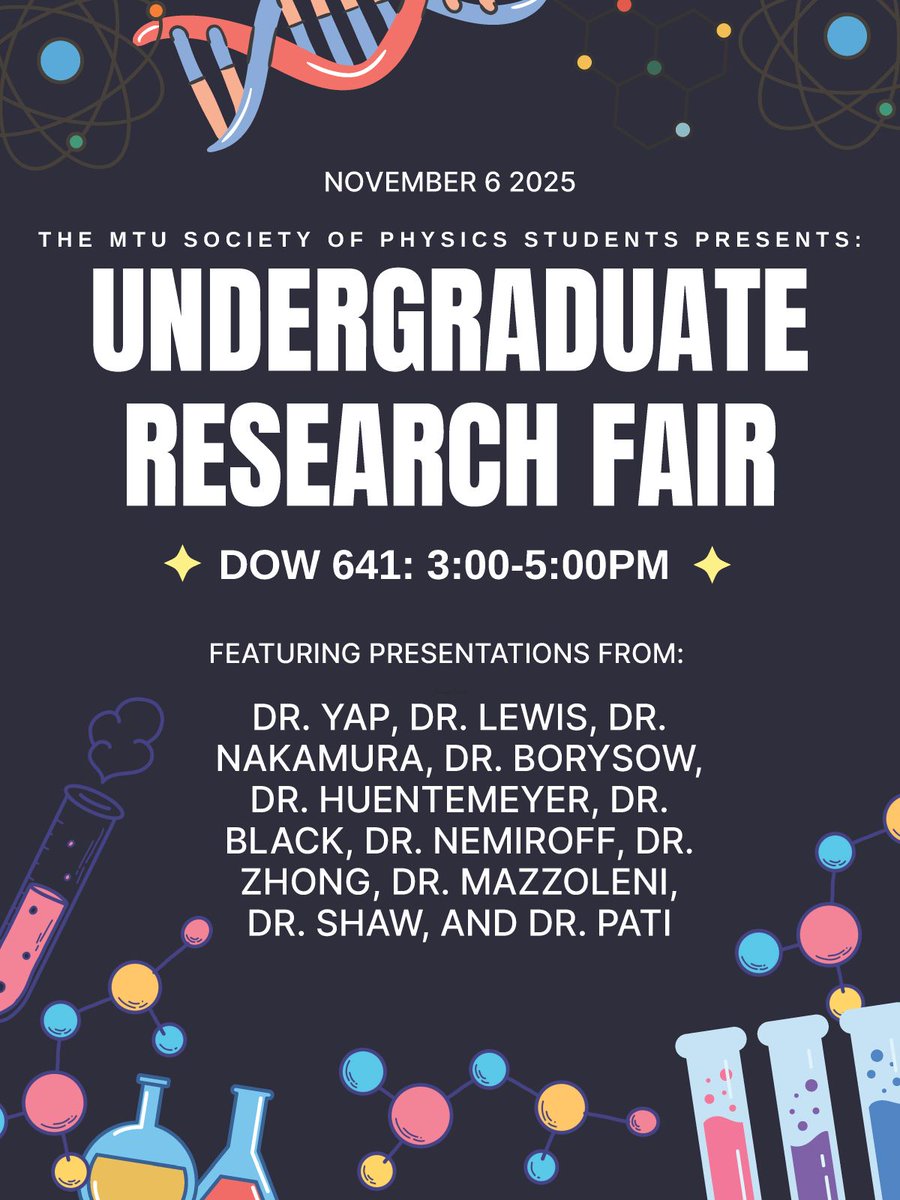 Michigan Tech Physics Department tweet media