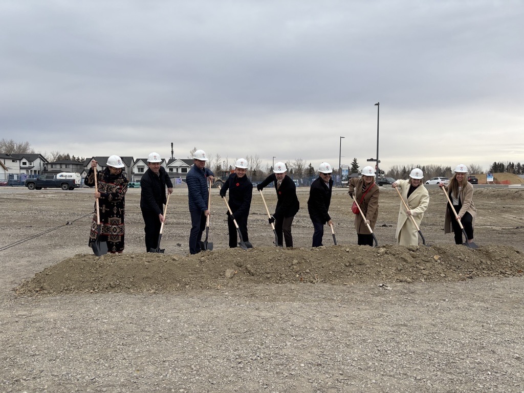 More homes are on the way in <a href="/yyc_currie/">Currie</a>! Today, we celebrated <a href="/OnwardYYC/">Onward Homes</a>'s groundbreaking the first of two phases that will deliver a total of 72 much-needed affordable housing units (62 apartments and 10 townhomes) to our community in Calgary.