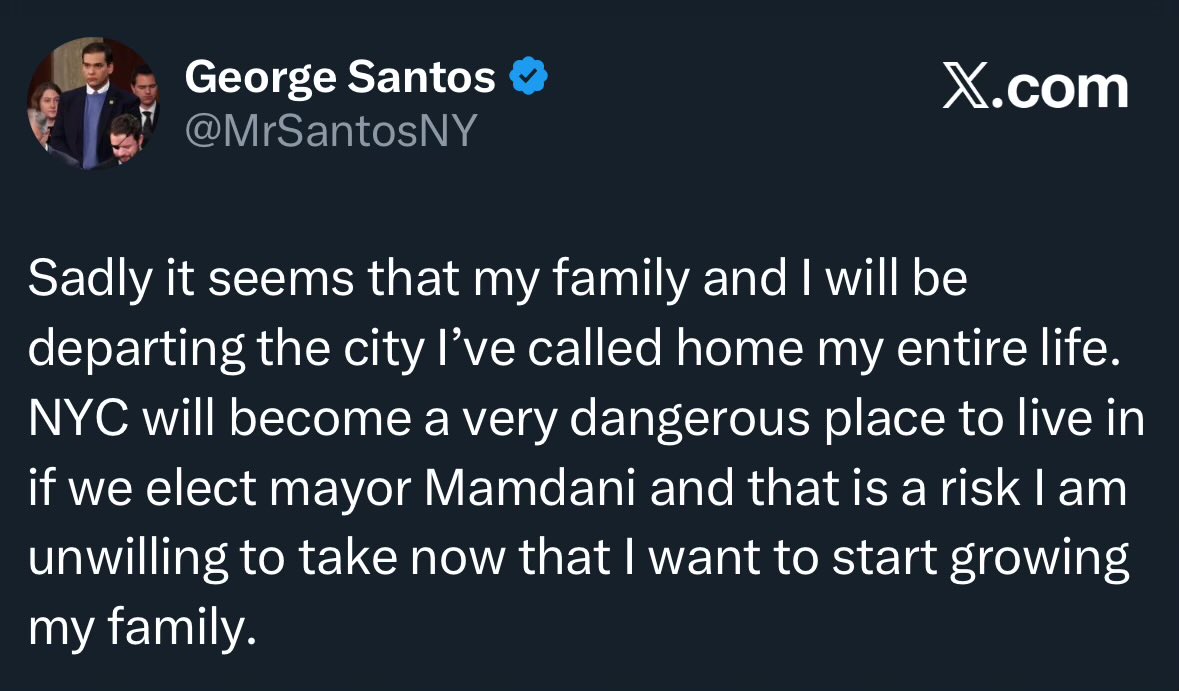 Wow! Mamdani is already getting rid of all the convicted felons in New York.