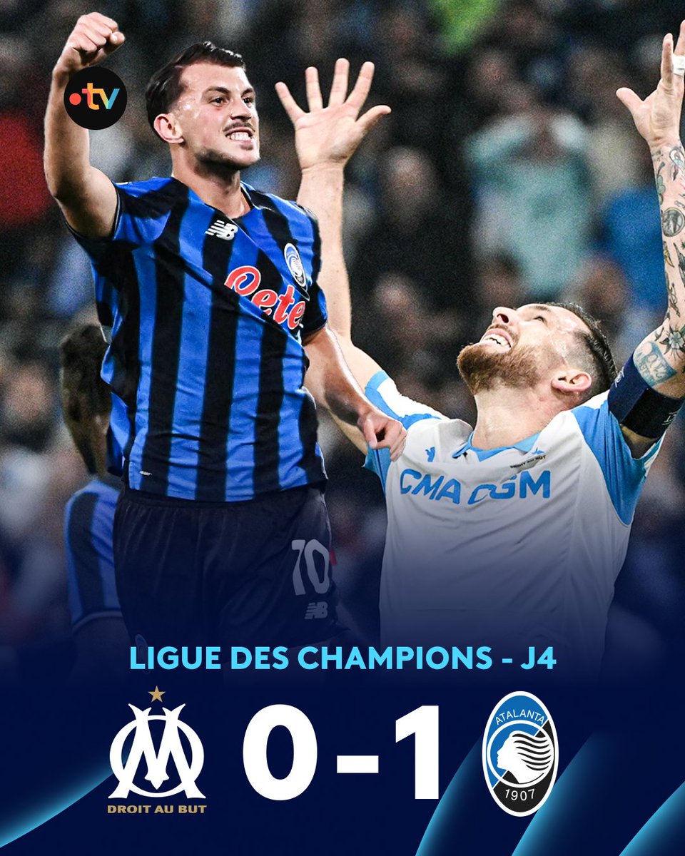 ⭐ #UCL | ❌ Cruel scénario pour l'OM qui s'incline face à l'Atalanta (0-1) !

Dans un match à rebondissements, les Marseillais ont fini par craquer à la 90e minute et concèdent une 3e défaite en quatre matchs de Ligue des Champions cette saison.

#OMAtalanta