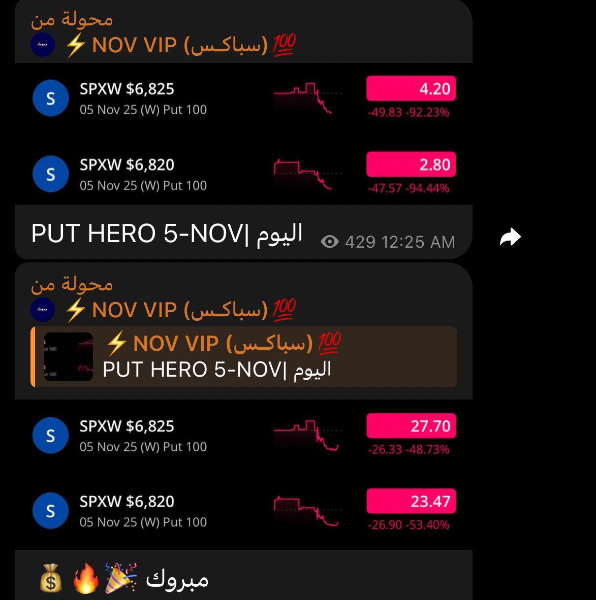 sn_7lll's tweet photo. CALL +PUT 💰
بلا نقـاش .. وبلا منافـس 
سنايبر دايم في الساحة الأفضل🎯 

ماشاءالله تبارك الله
💚💚💚💚💚💚💚💚💚💚
https://t.co/qTnvKqZ3Fv https://t.co/QDwFSpY6PZ