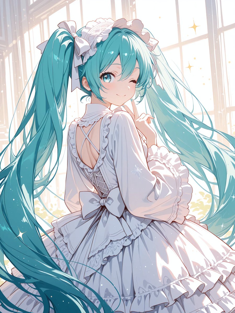 mImIcaI_kuji's tweet image. 木曜日〜✨✨

#初音ミク
#AIイラスト︎