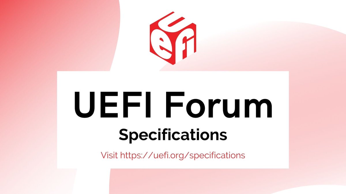 UEFI Forum tweet media