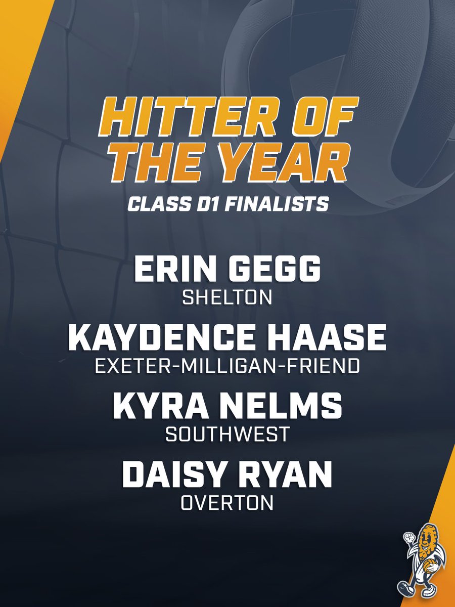 THEnebpreps's tweet photo. Your 2025 NebPreps Class D1 Hitter of the Year Finalists.

• @kaydence_haase
• Kyra Nelms
• Erin Gegg
• Daisy Ryan

RSVP🔗: https://t.co/tV96FouM06 https://t.co/iNXpXb4Lhq