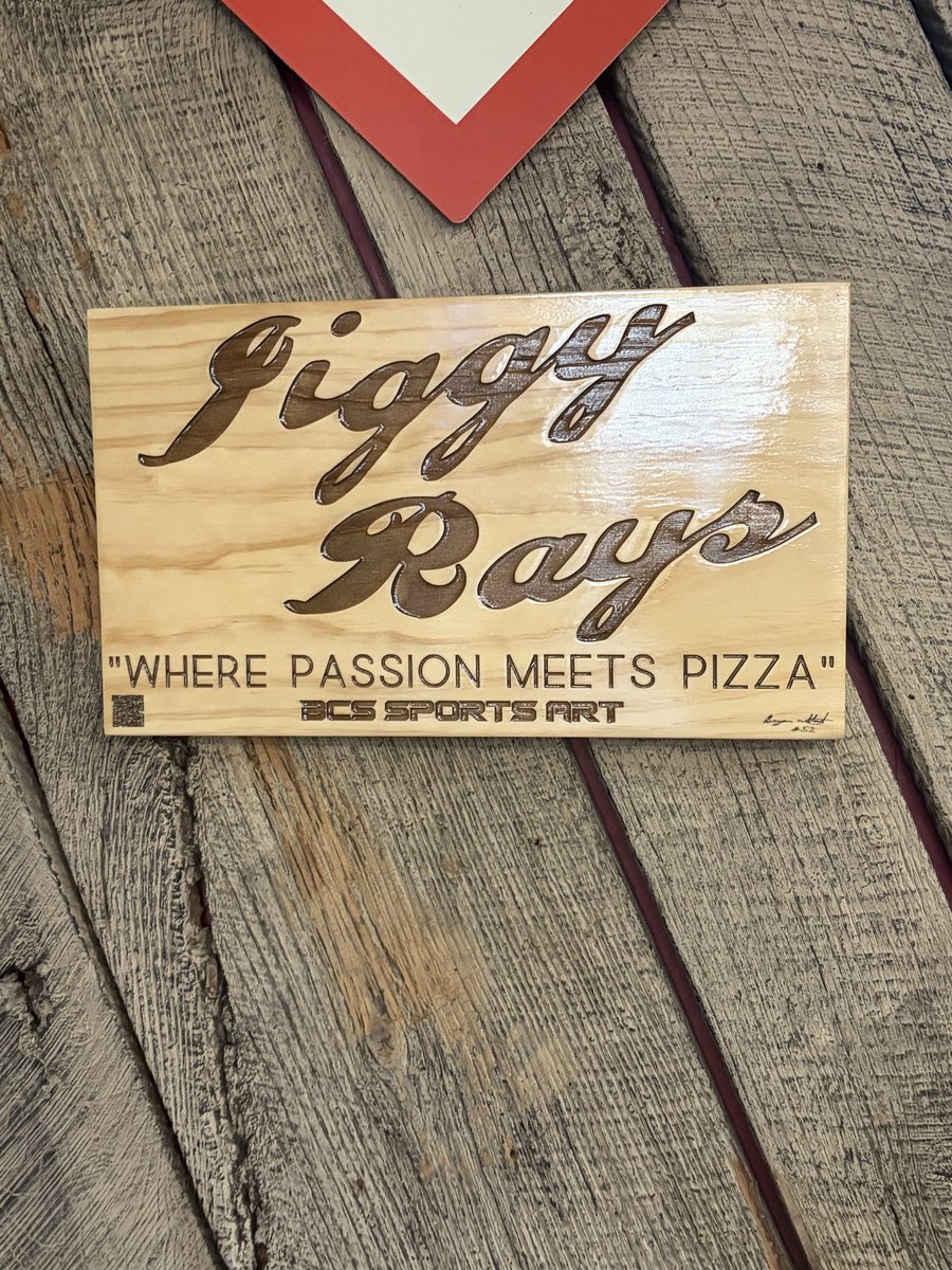 Thanks to Jiggy Ray’s Pizza of Elizabethton TN for having #BCSSportsArt in their place. Best pizza in town and tri-cities in my fat pizza eating ass opinion. Local businesses supporting local businesses in #EastTN