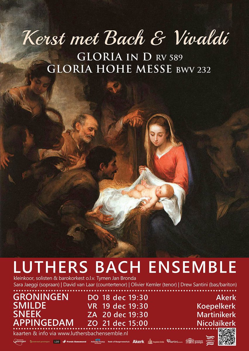 ✨Glorieuze verrukking!✨

Beleef een bijzonder Kerstprogramma rond het Gloria in excelsis Deo – de jubelzang voor de herders in de kerstnacht -  met o.m. Vivaldi’s beroemde Gloria in D!

🔗 tickets &amp; info luthersbachensemble.nl 

#kerstconcert #Christmas #christmasconcert