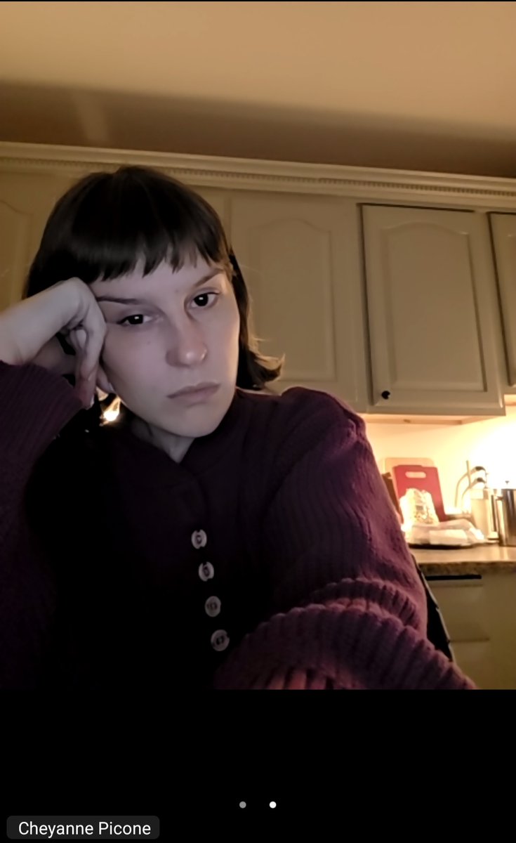 Just caught myself glaring on the zoom call like this lol