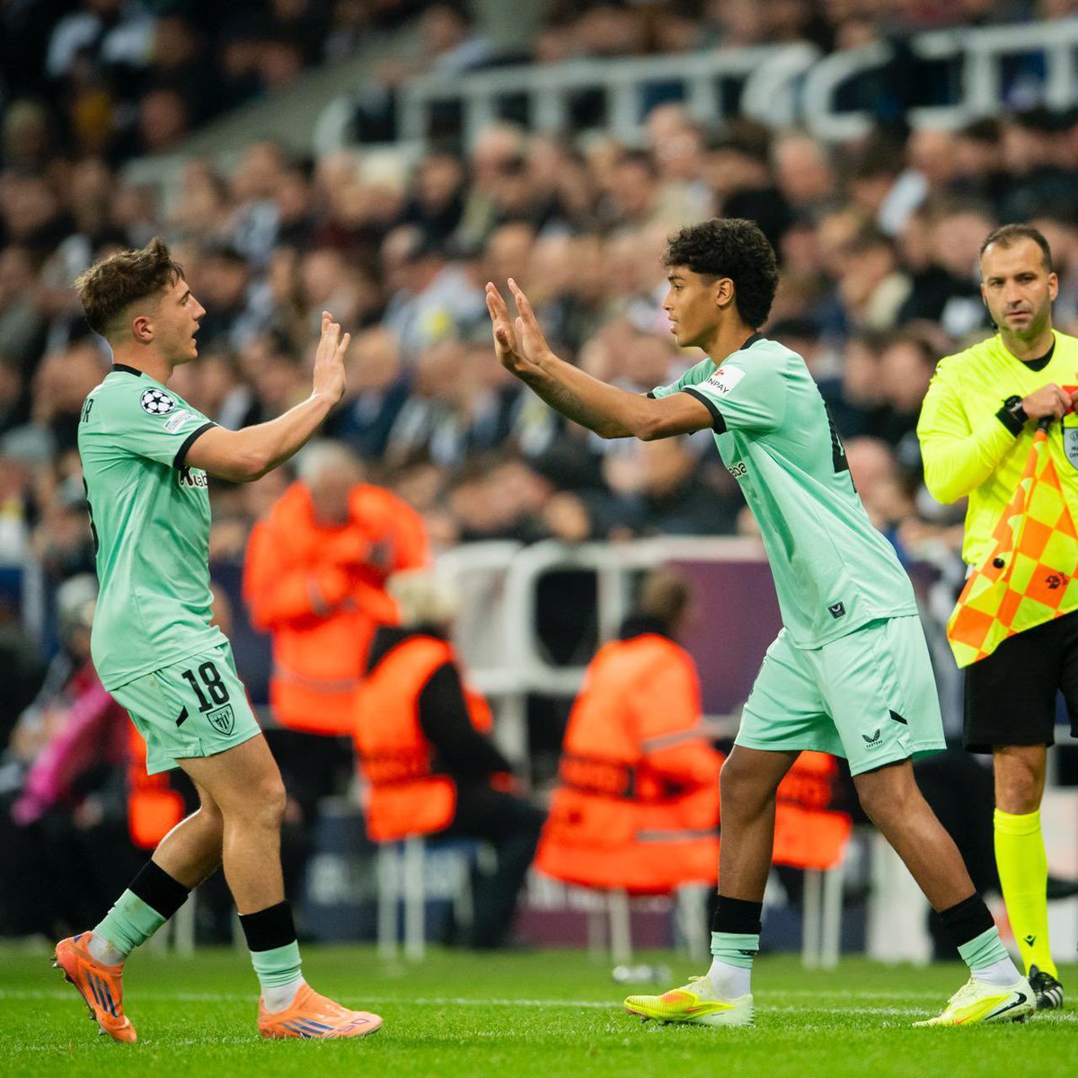 Se ha dado la cara en Newcastle con 5 bajas muy sensibles. Este es el camino para volver a ser los de antes. 

#AthleticClub #UCL