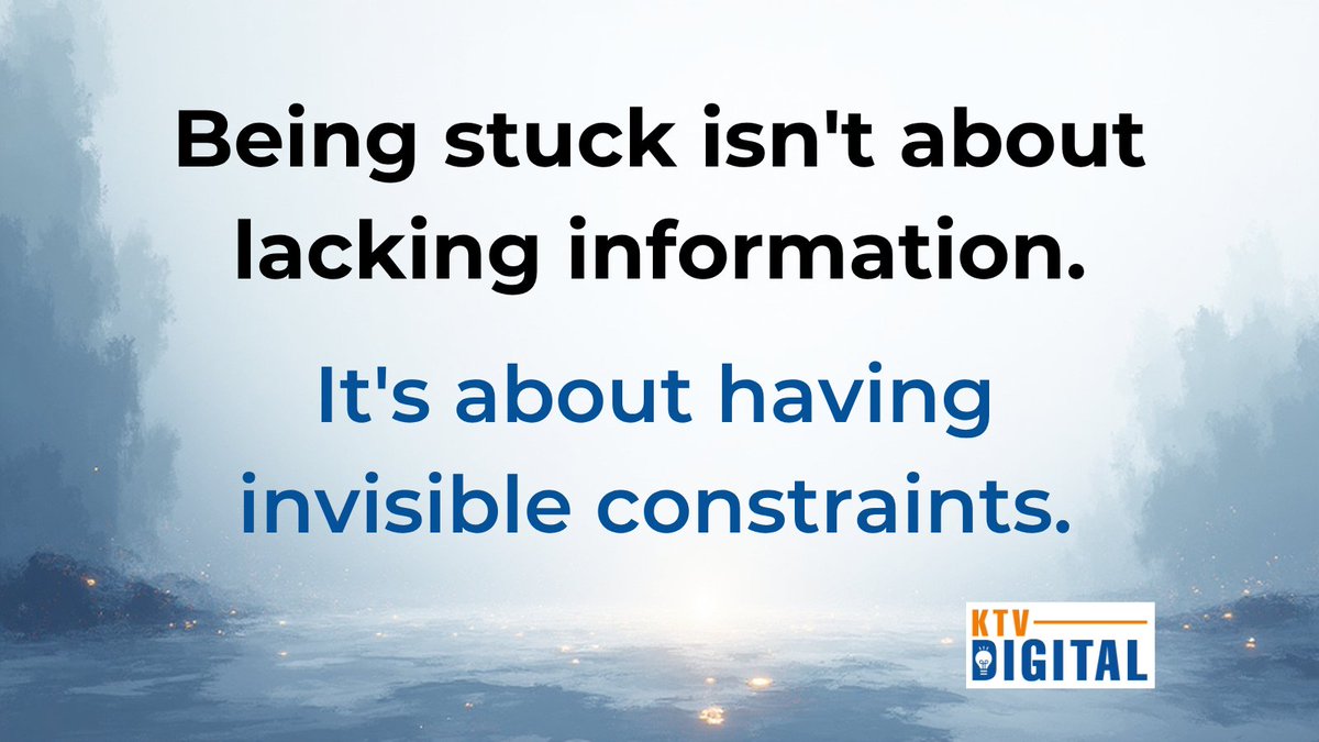 KevinVaughanTX's tweet photo. You've read the books.
Watched the videos.
Hired the coaches.

Still feeling stuck?

It's not information you need. It's visibility into what's actually stopping you.

Message me to learn more about the Unstuck OS. 

#ai #unstuck #strategy https://t.co/jCZaRIvNQz