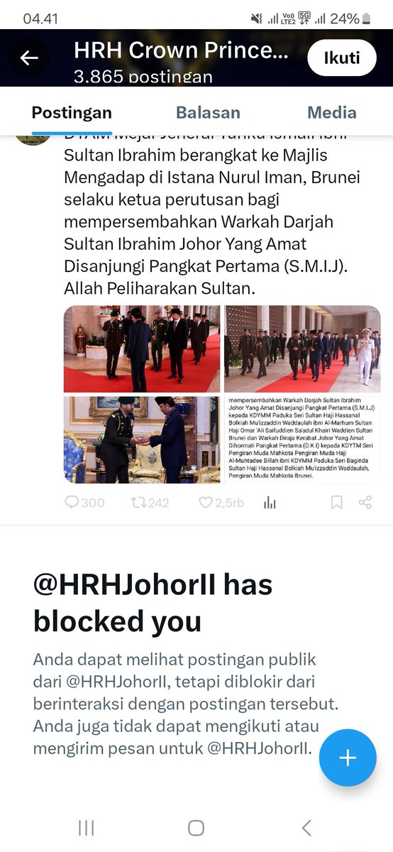 DaniPer03672435's tweet photo. @FAM_Malaysia Kalo negara feodal, royal family tak pernah silap ke.. anti kritik jg https://t.co/t5KisWk1vk