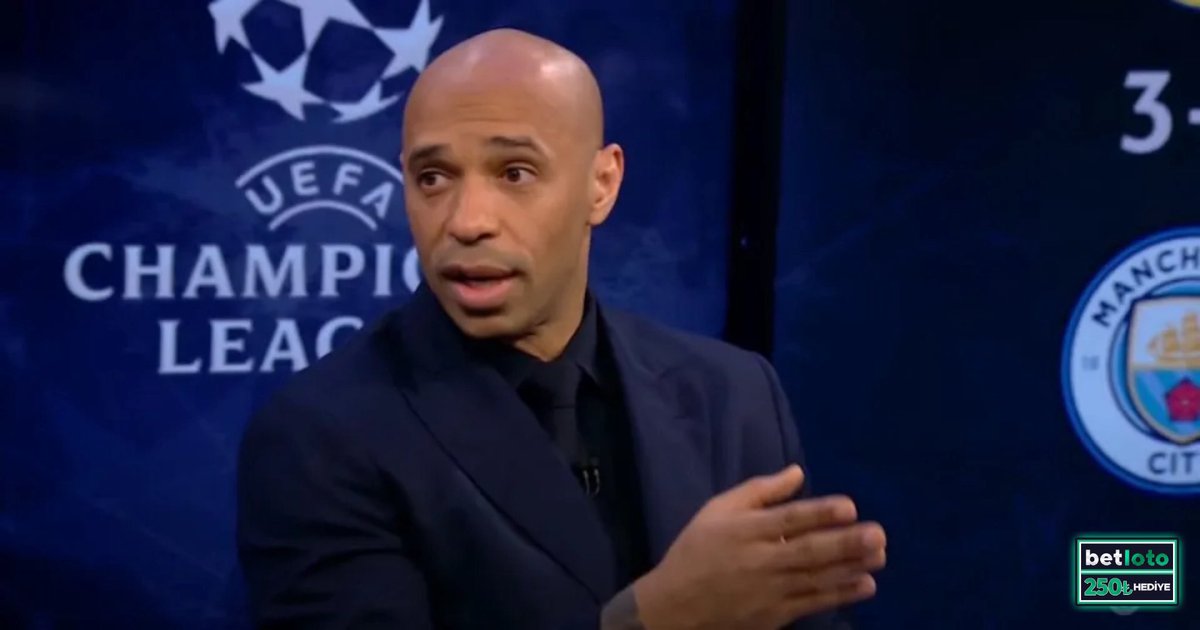 Thierry Henry: “Galatasaray, Şampiyonlar Ligi’nde finale çıkarsa şaşırmam.” (Paramount+)