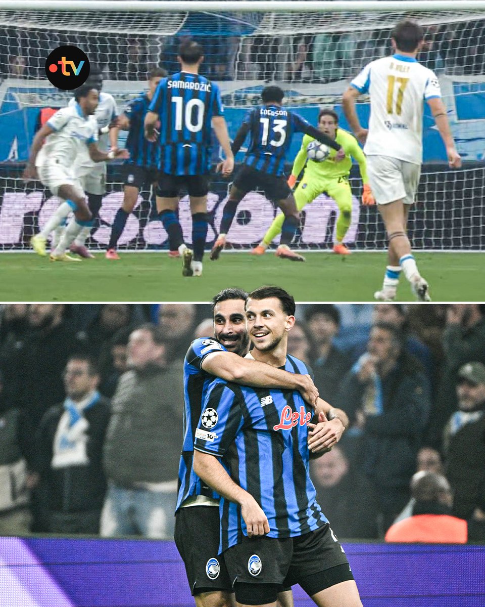 ⭐ #UCL | 🤯 Le tournant de cette fin de match : après une main d'un joueur de l'Atalanta dans la surface, l'arbitre ne siffle pas et Lazar Samardžić punit l'OM dans la foulée à la 90e minute !

❌ Le VAR n'est pas intervenu pour analyser l'action.

#OMAtalanta