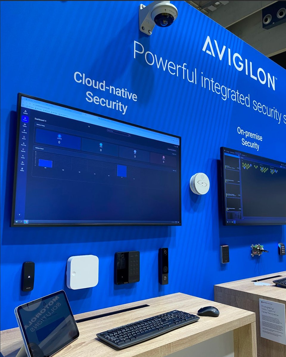 Avigilon's tweet image. 💡 How do you create #SaferCities? 

💡 How do you spur #UrbanInnovation?

#MotorolaSolutions is ready to take on the challenge. We’re at @SmartCityExpo, showcasing our #security tech at @MotoSolutions’ stand F170 (Hall 2). Learn more: bit.ly/4967JqE  
#SCEWC25